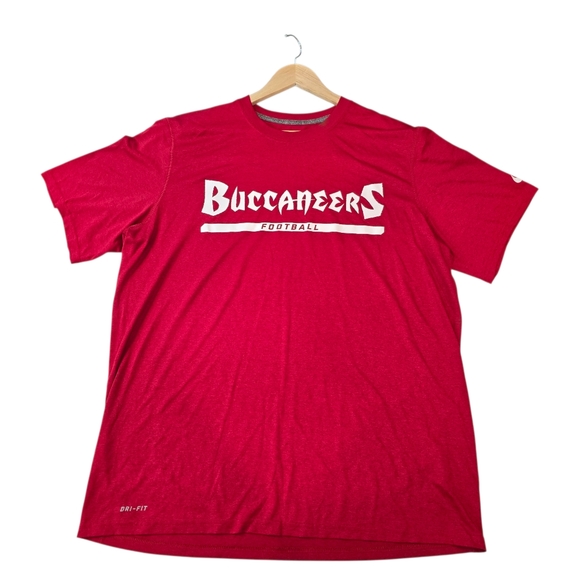 Nike Dri-Fit NFL On Field Tampa Bay Buccaneers Short Sleeve Shirt, Men's Size XL - Picture 1 of 10